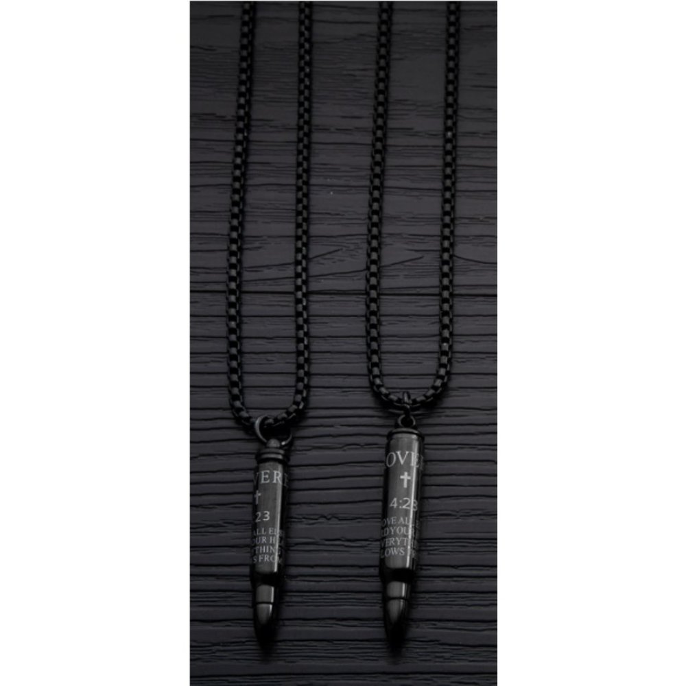 COPY - men bullet necklace - Picture 2 of 2